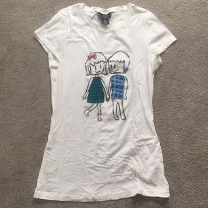 People Holding Hands Tee Shirt, Size L